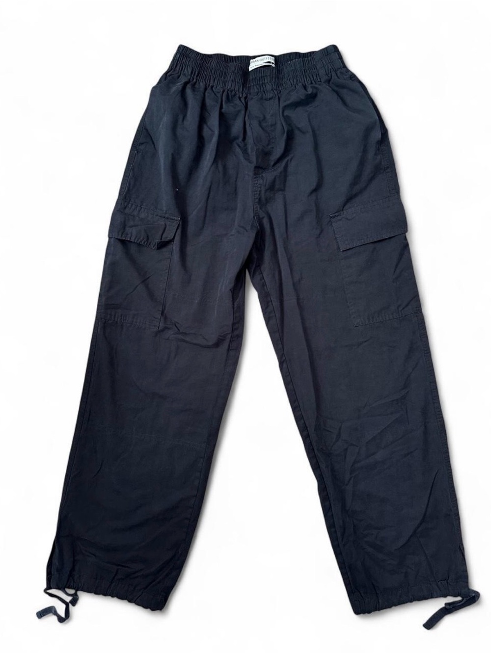 Urban Outfitters Women Cargo Pants Black size S Y2K Gorpcore Streetwear